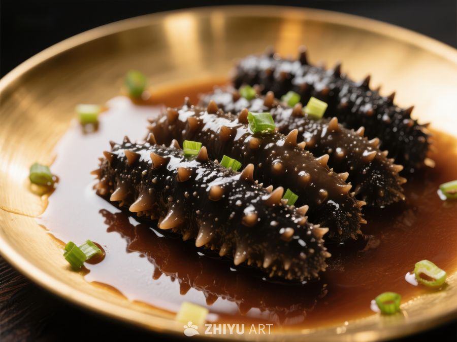 海参美食，精致摆盘 156