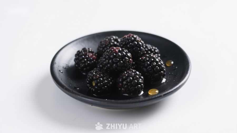 黑莓果盘简约展示 93