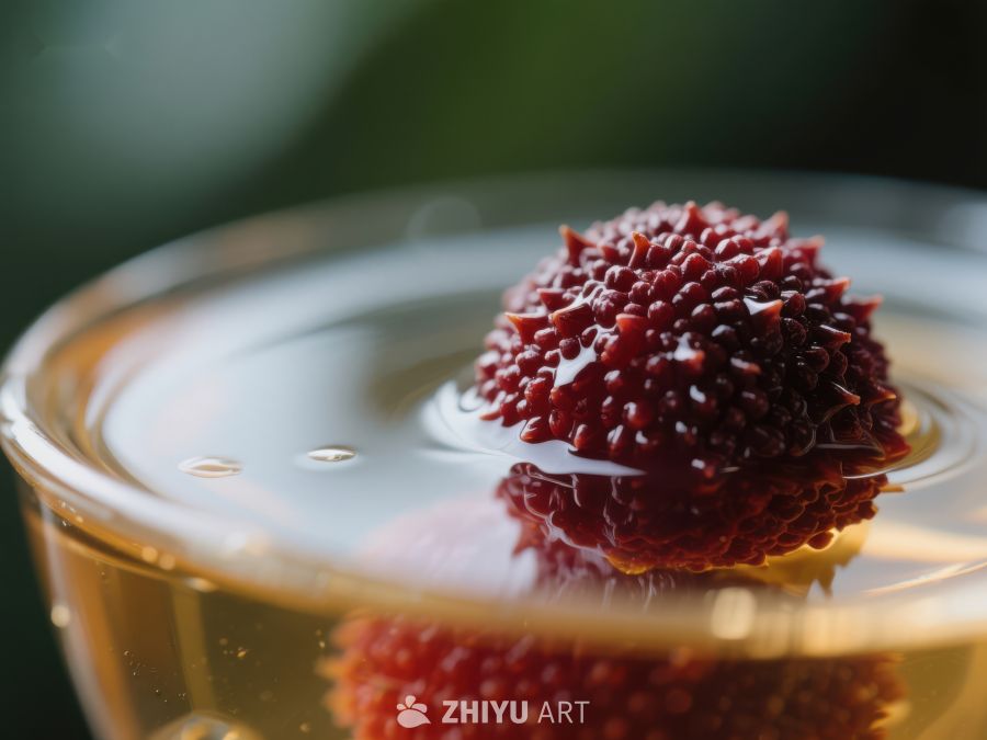 覆盆子轻触水面，激起涟漪 197