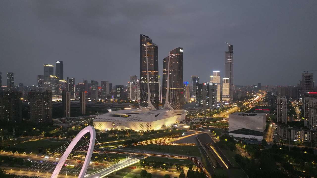 现代都市夜景