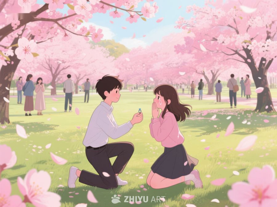樱花树下浪漫求婚 1017