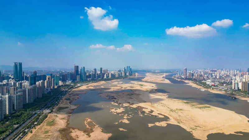 江西南昌城市风光航拍摄影图