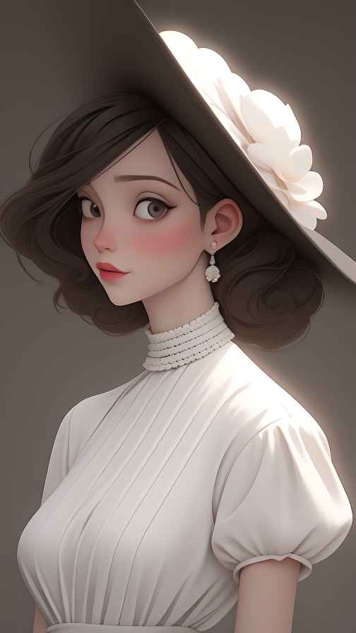 女神头像背景