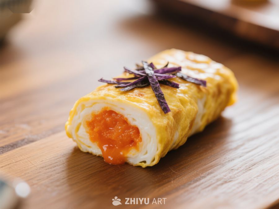 日式蛋卷寿司，紫菜点缀 209