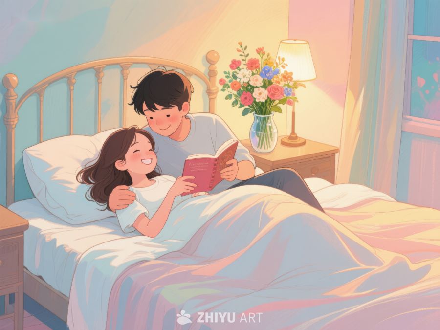 温馨夜晚共读时光 909
