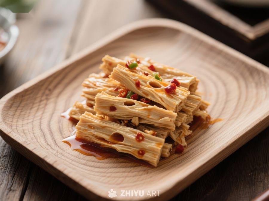 香辣豆皮摆盘 1553