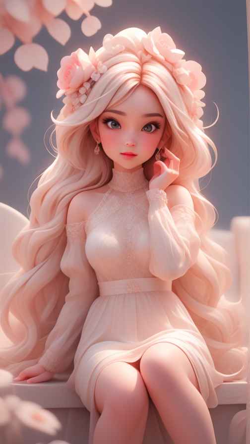 可爱治愈女孩