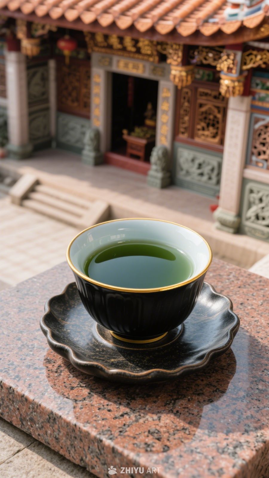 中式喝茶、潮汕茶、茶杯、喝茶 7