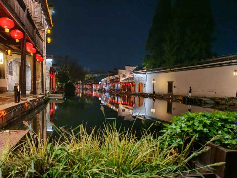 古镇夜色 水乡人家 9