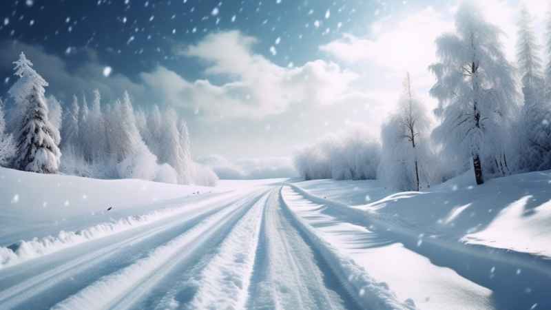 美丽冬季雪景 79