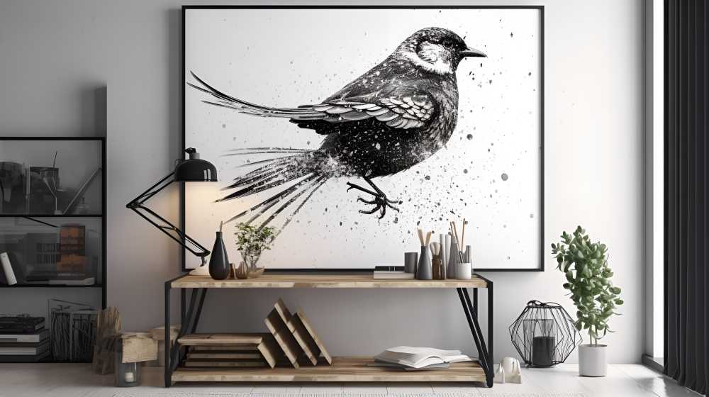 鸟的艺术画展图