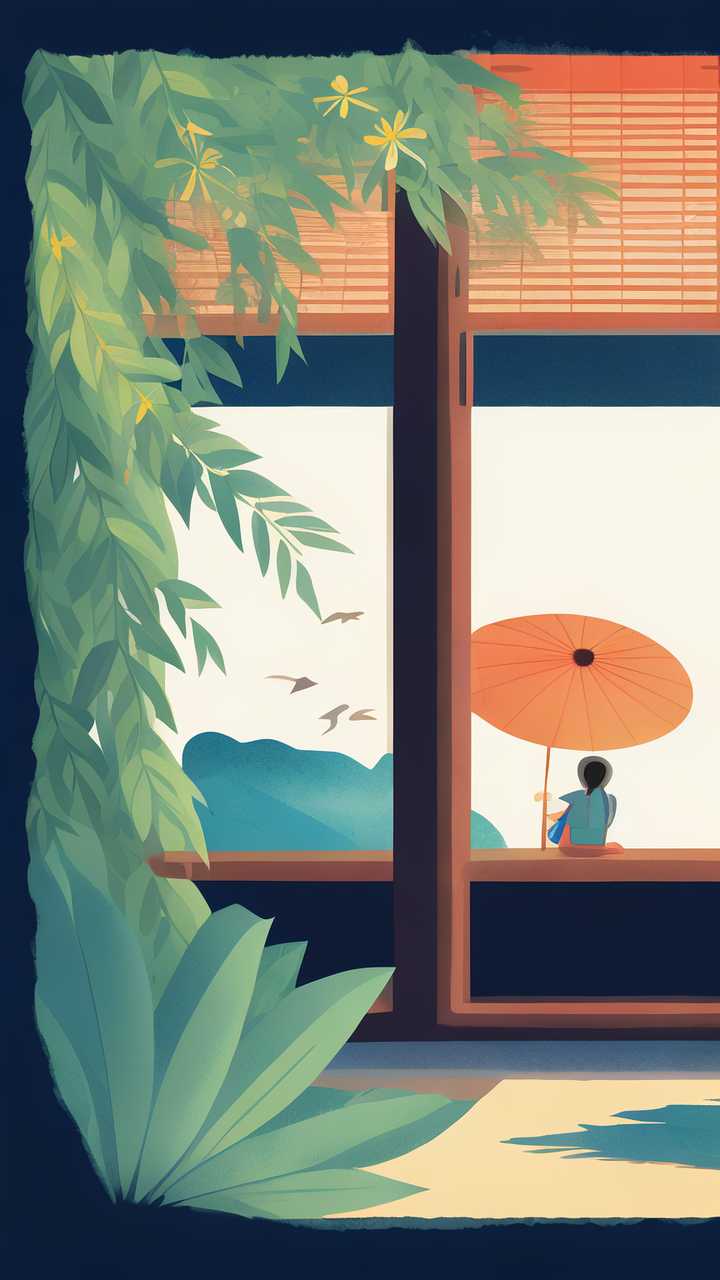 夏季插画小暑