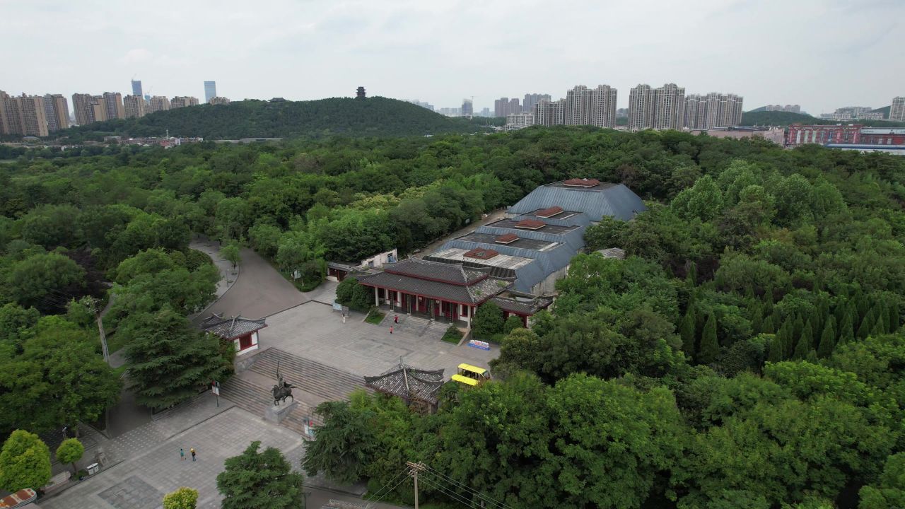 江苏徐州汉文化园航拍