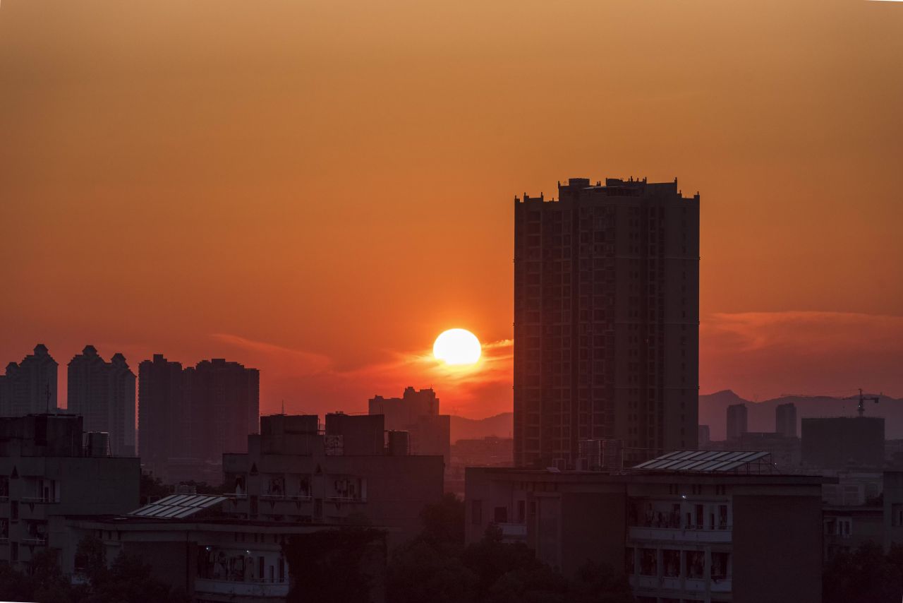 太阳落山