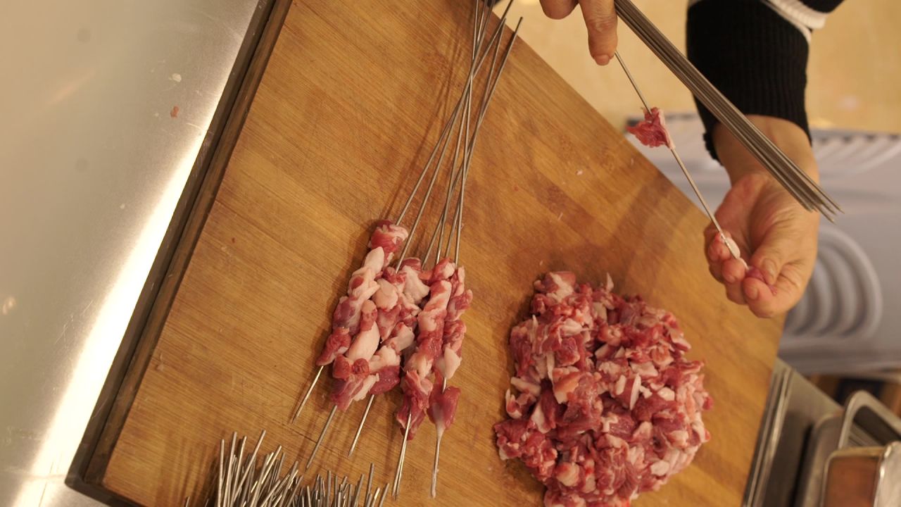 烧烤串羊肉串