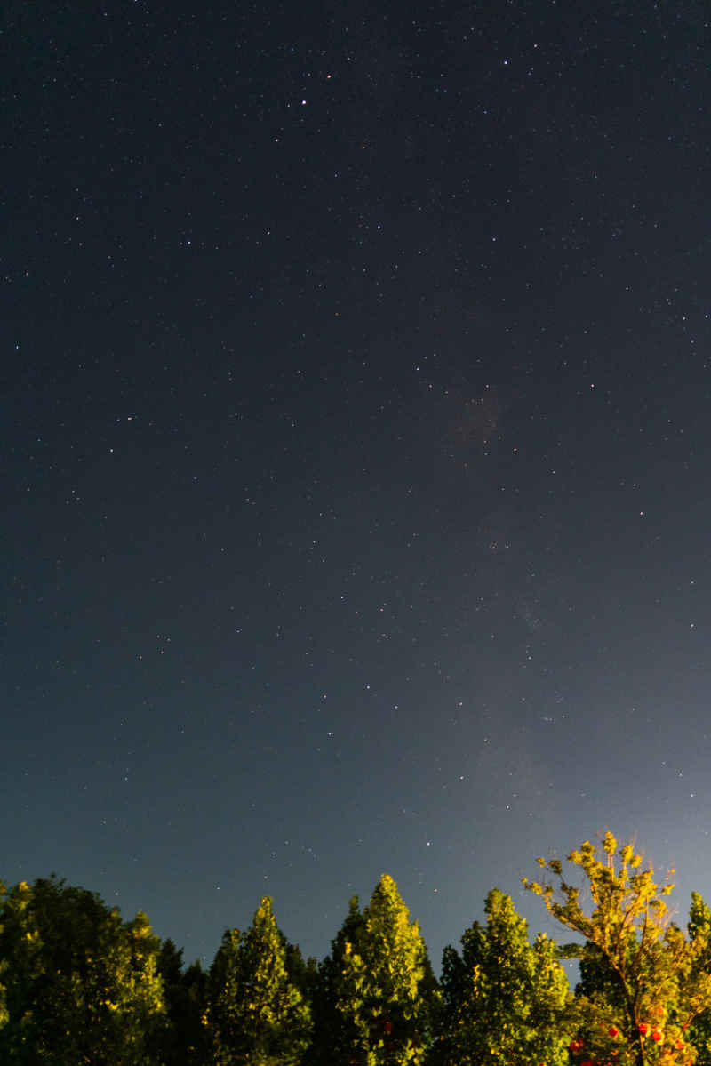 万安山星空