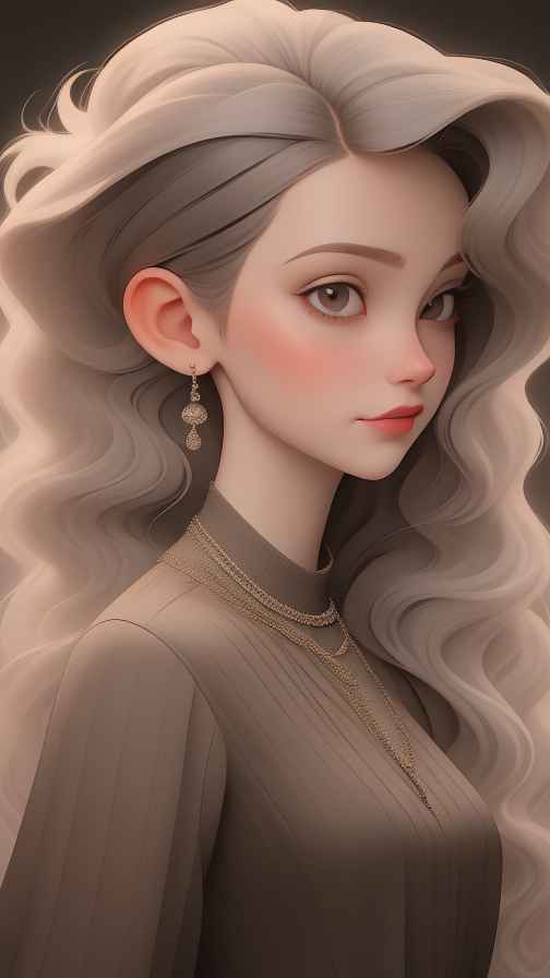 女神头像背景