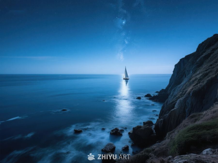 夜幕下的孤帆与星辰 489