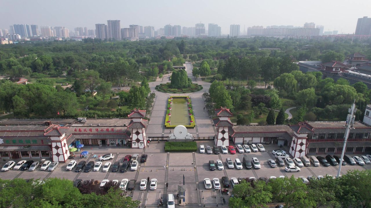 河北邯郸城市风光地标建筑航拍 16