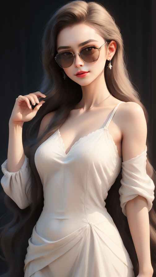 美女身材好看穿什么都好看