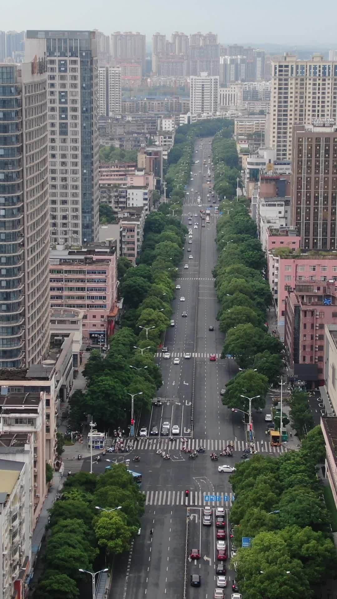 都市繁华街景