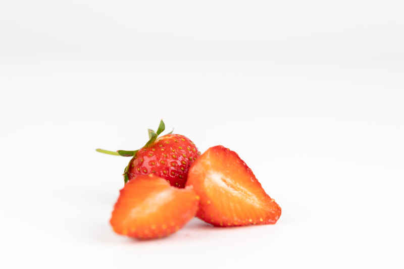 新鲜草莓水果实拍 42