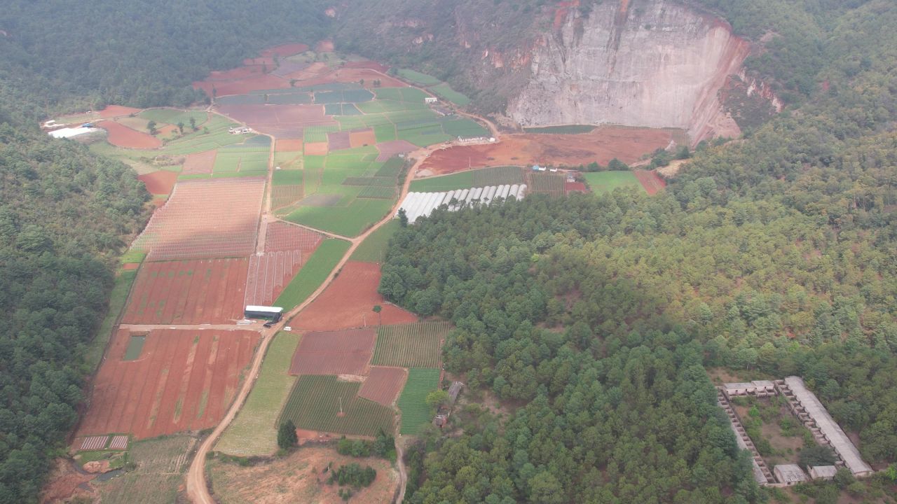 云南山间平地水库