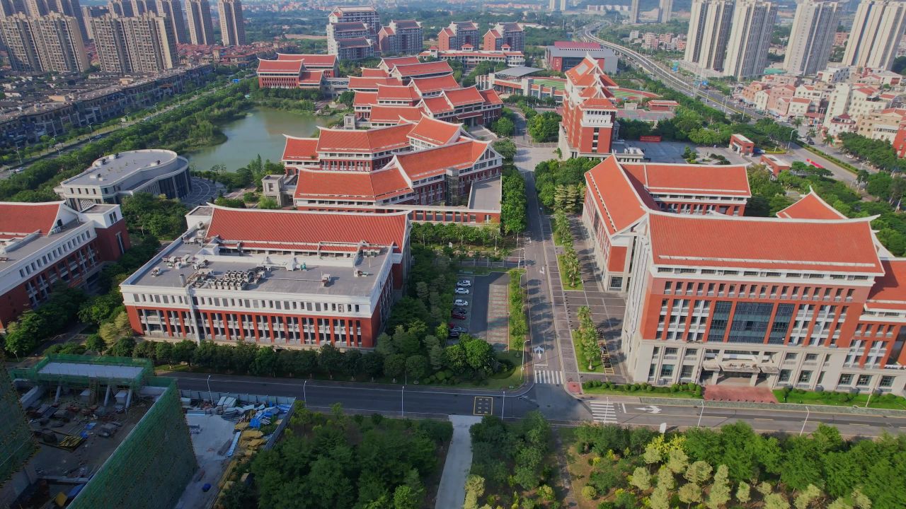 航拍厦门医学院景观 2