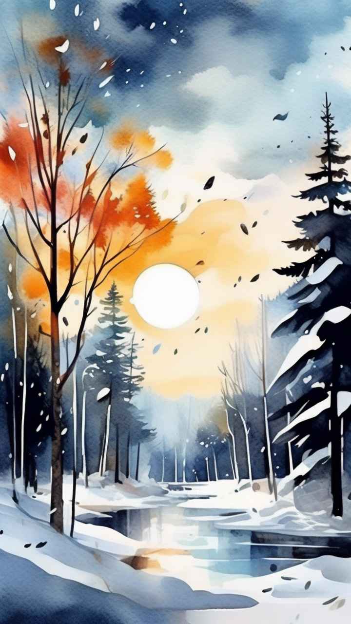 印象派抽象插画 7