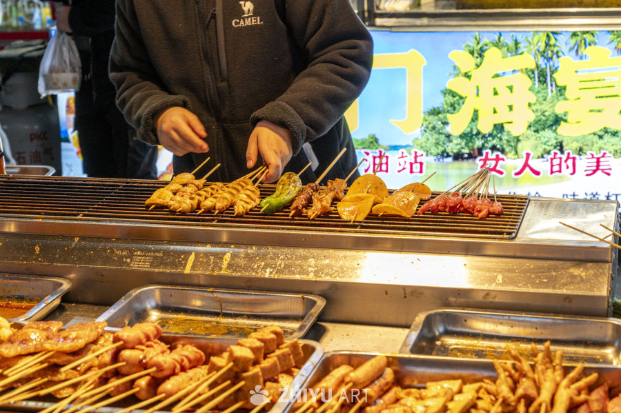 街头小吃人间烟火深夜食堂 48