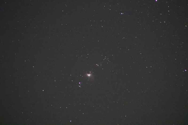 无编辑二级光污染无改机猎户座大星云原片 10