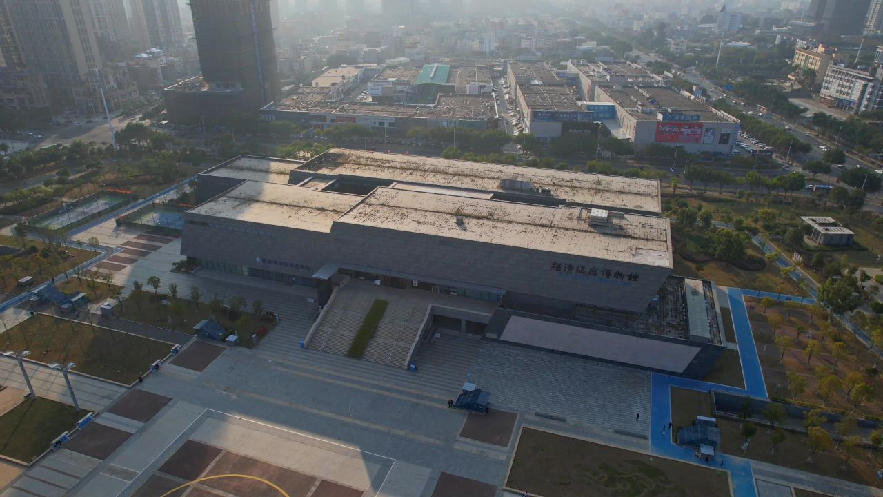 航拍福清侨乡博物馆