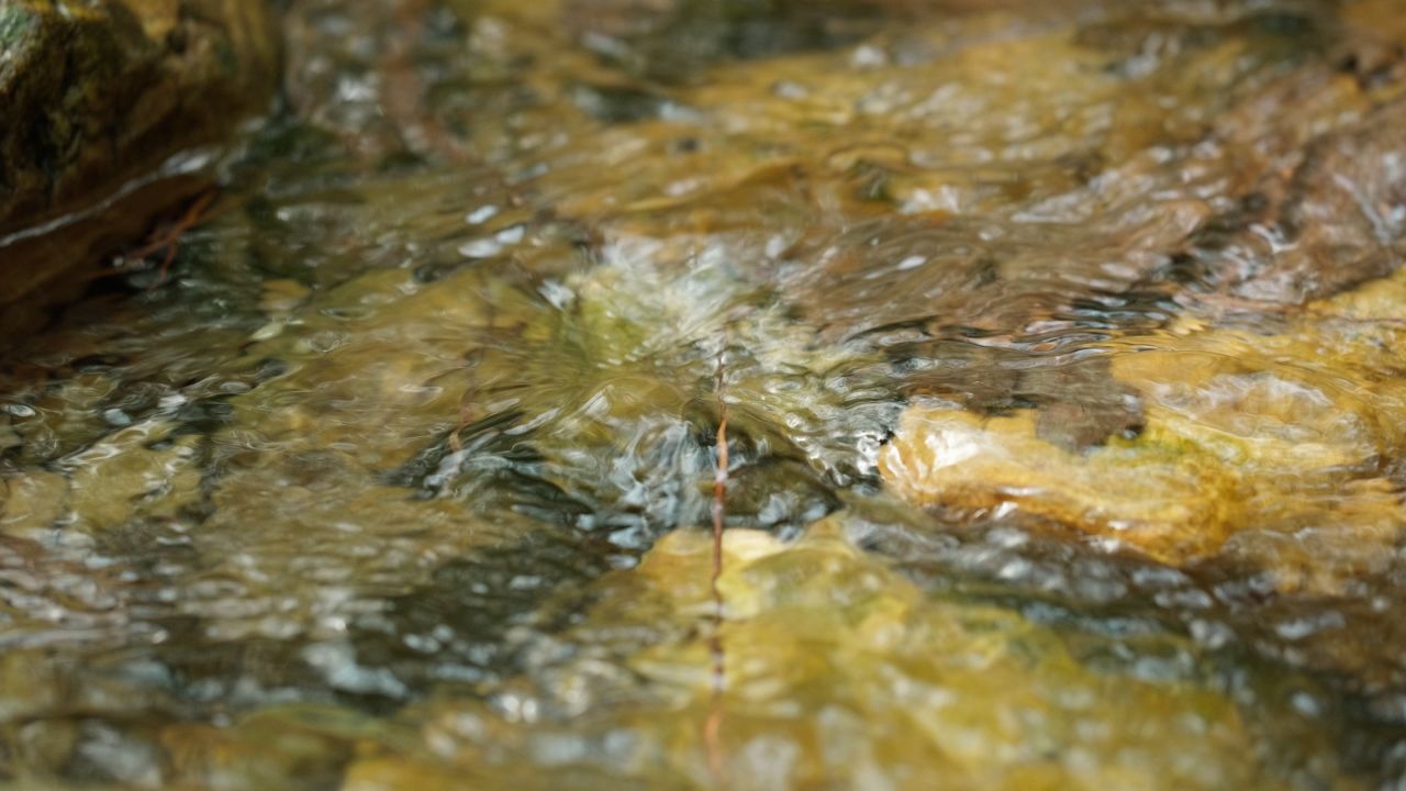清澈山泉水温泉矿泉水小溪山涧 28