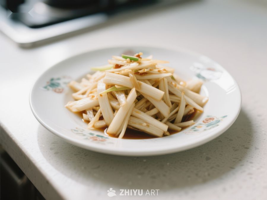 清炒蒜苗，简约美味 1195