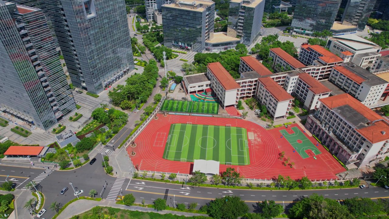 航拍厦门观音山音乐学校 2