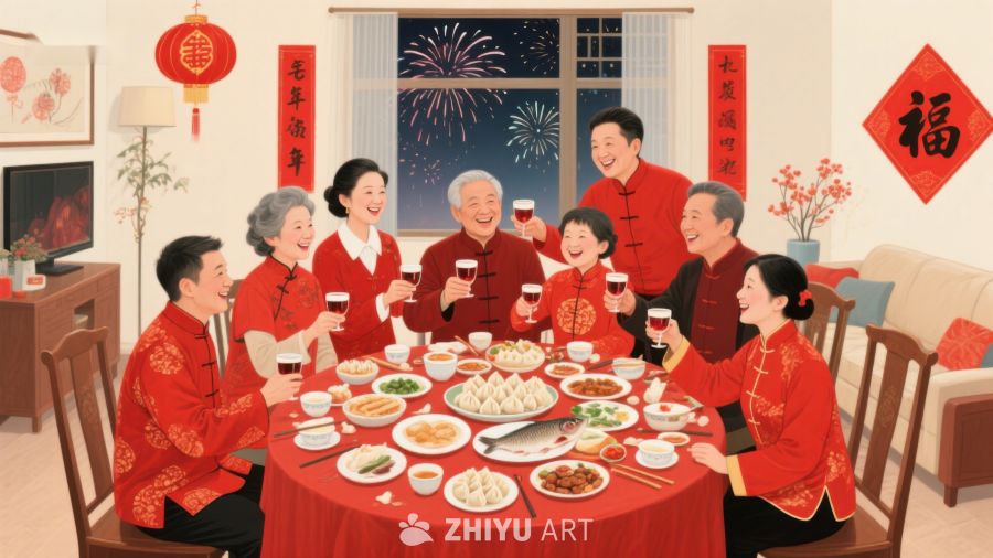 家庭团圆共庆新春佳节 525