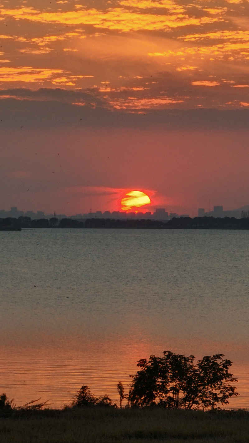 阳澄湖夕阳