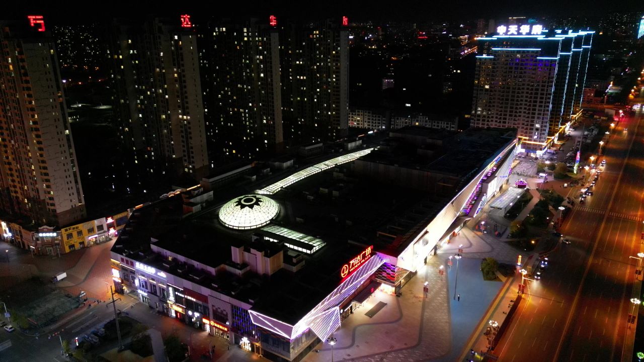 盘锦万达广场夜景