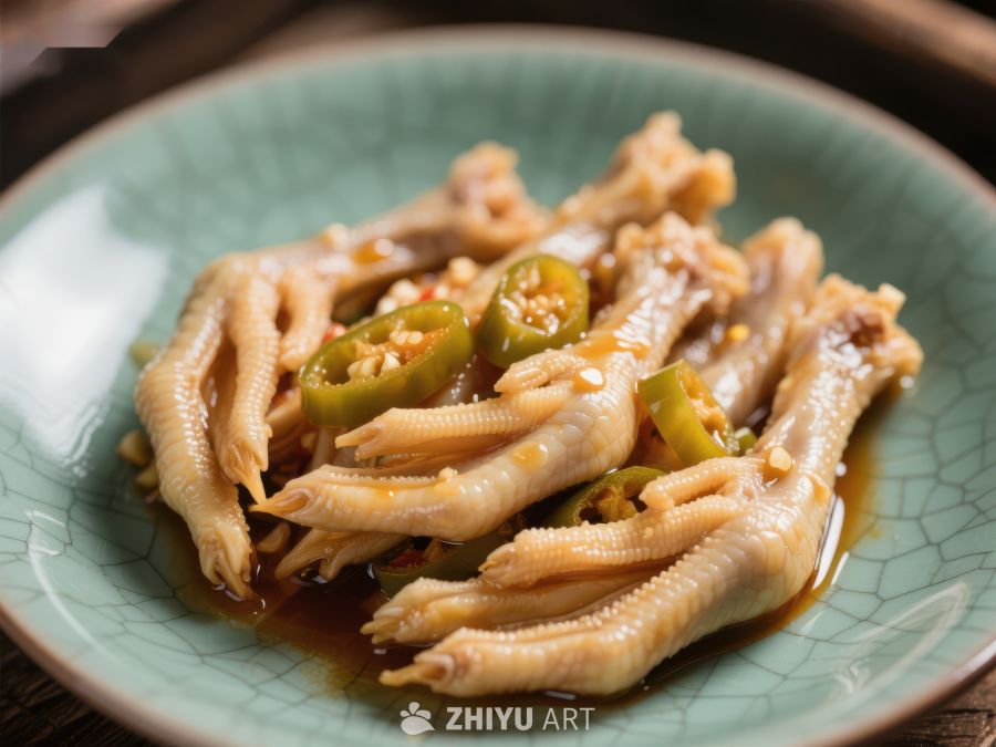 酸辣鸡爪，美味可口的家常小菜 1416
