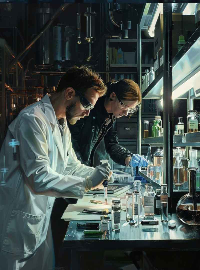 科学家做科研
