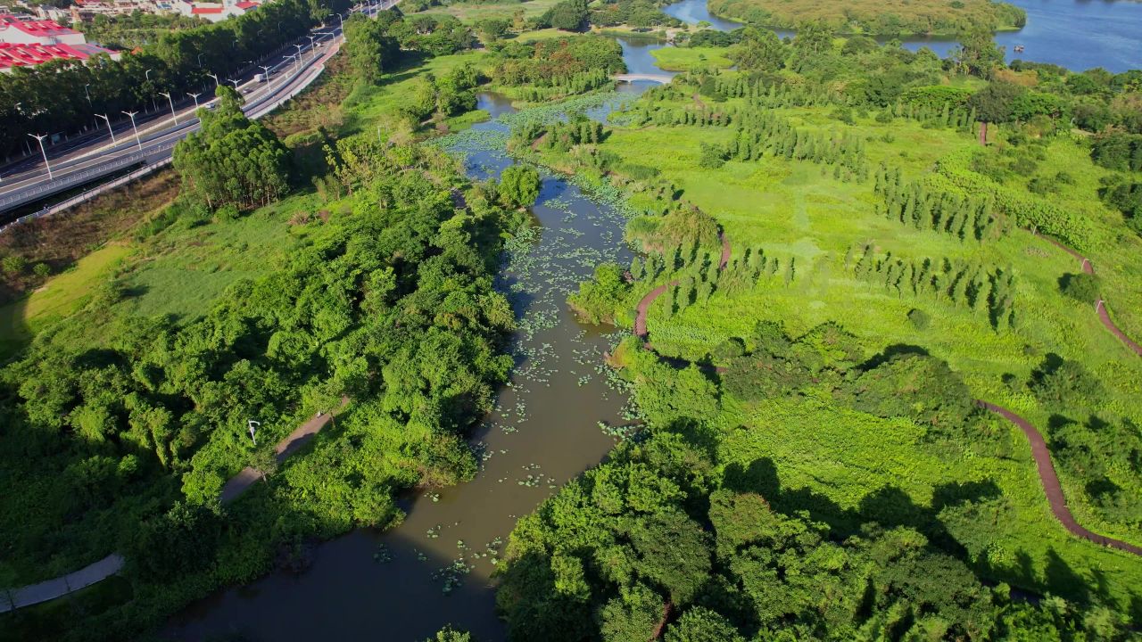 航拍漳州龙文郊野公园