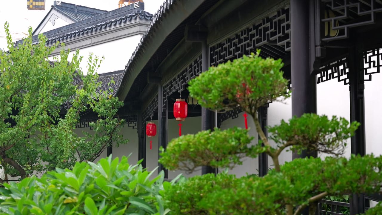 中式园林连廊游廊 9