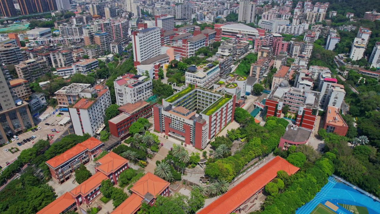 航拍厦门一中景观 4
