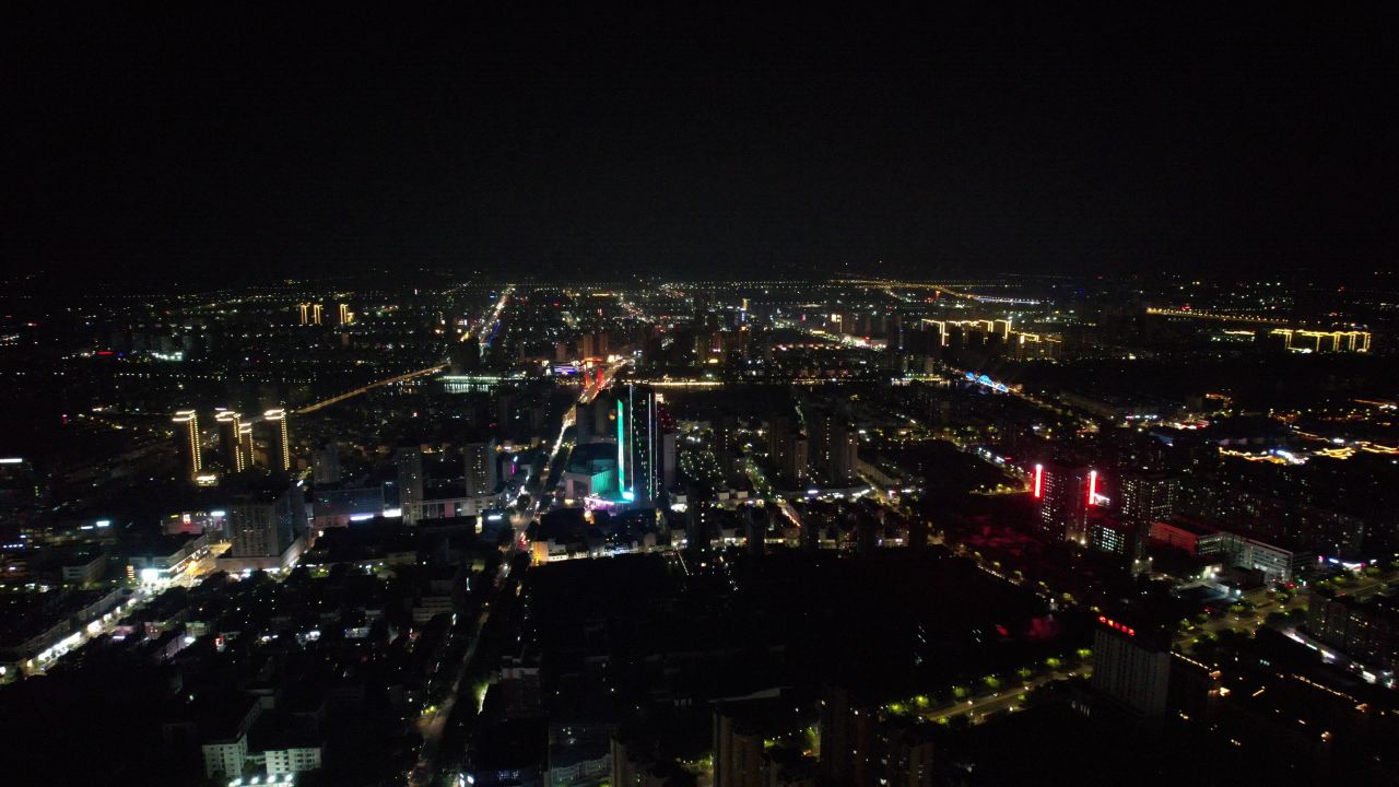 江苏宿迁城市风光旅游景区航拍