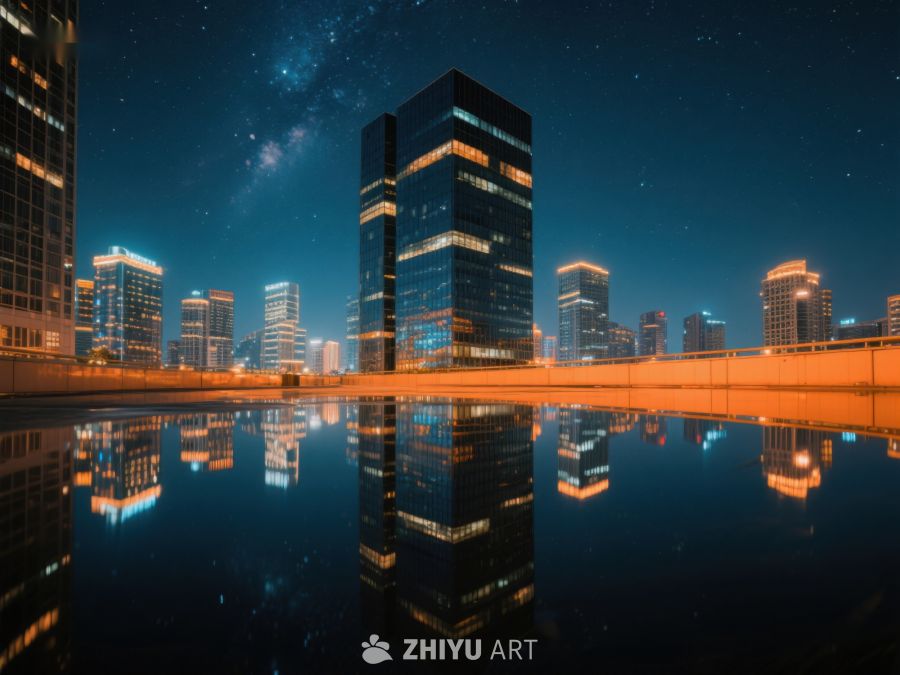 夜景城市倒影 247