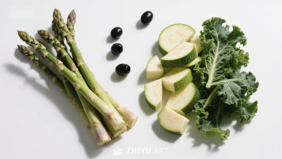 新鲜蔬菜食材组合