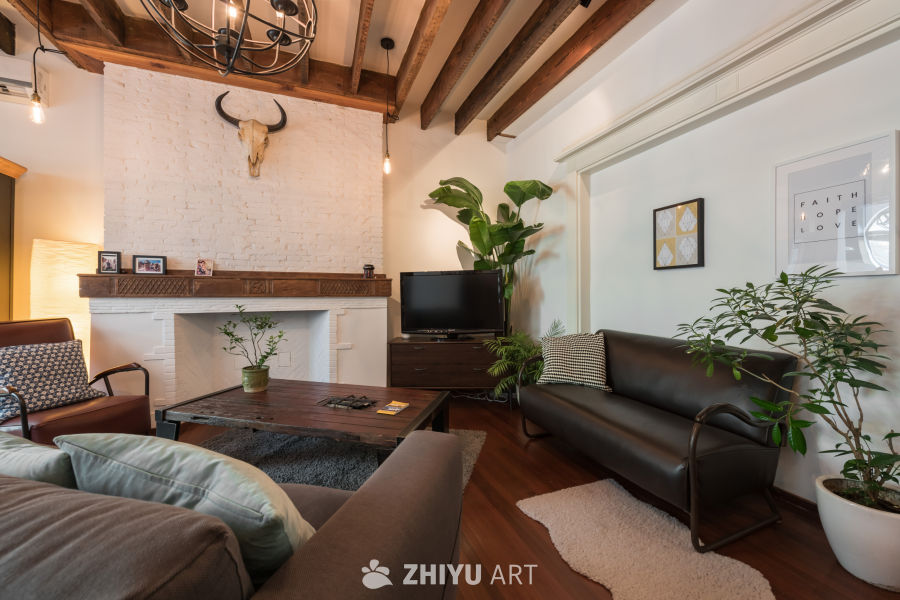 温馨LOFT客厅