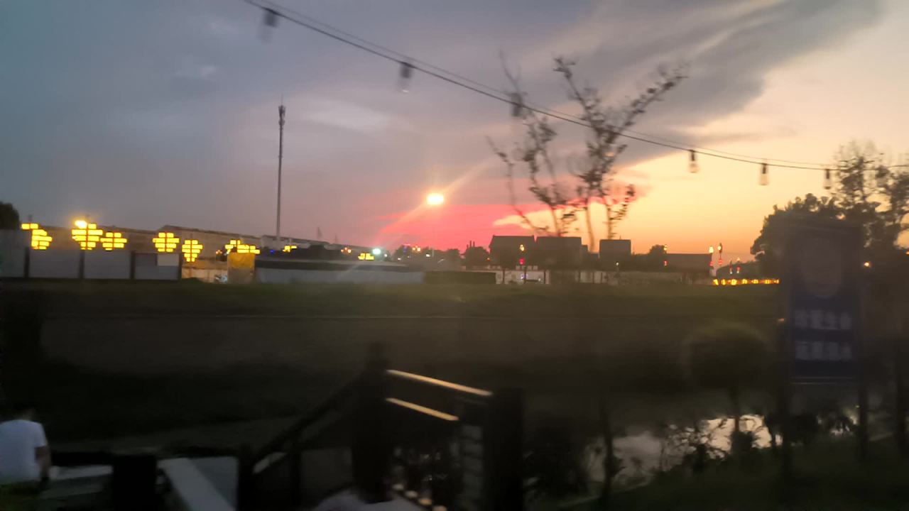 行走的夕阳