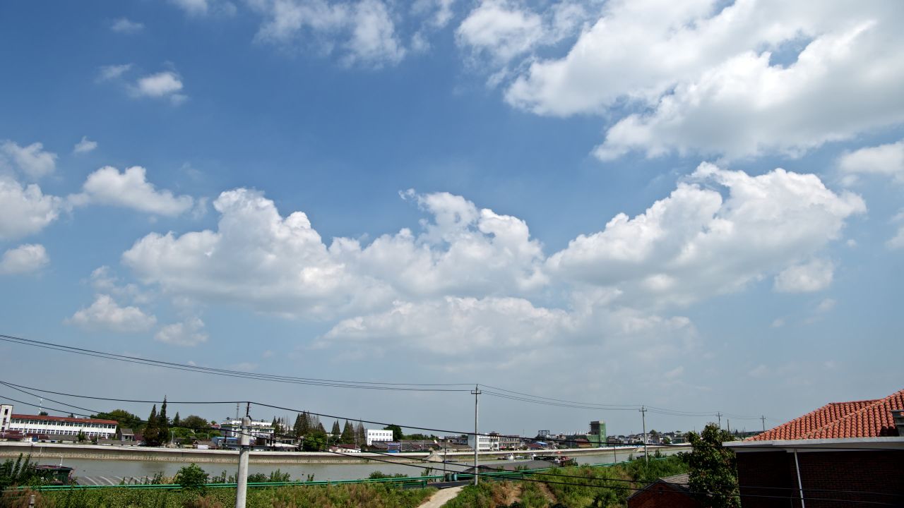 蓝天白云小河
