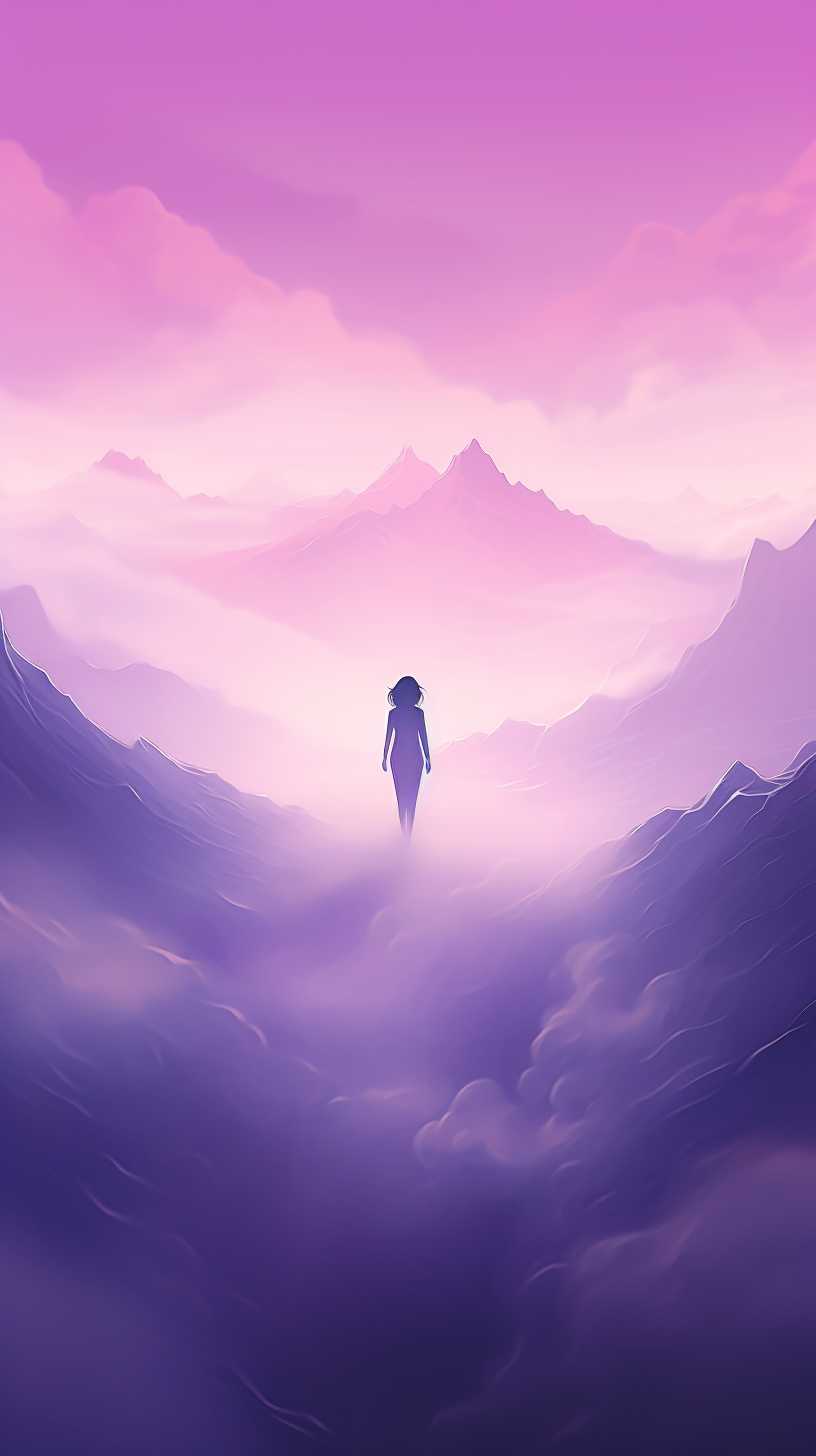 紫色唯美背景